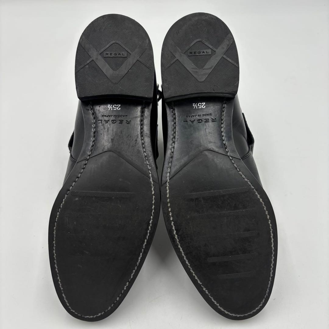 REGAL リーガル レザージョッパーブーツ 39GR 25 1/2 本革 黒 - メルカリ