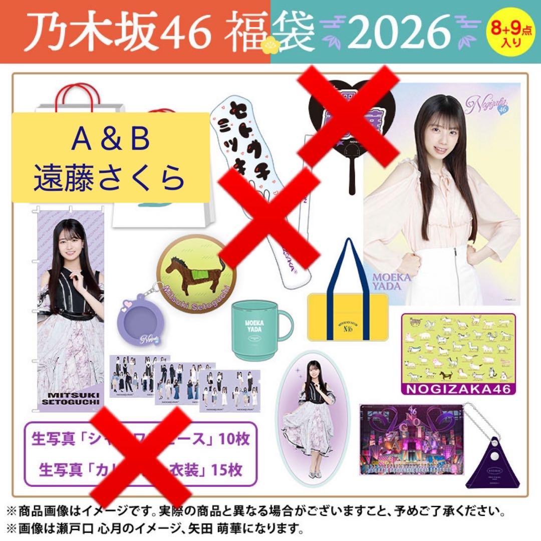 う*ね様 乃木坂46 遠藤さくら 福袋2026 A&B - メルカリ