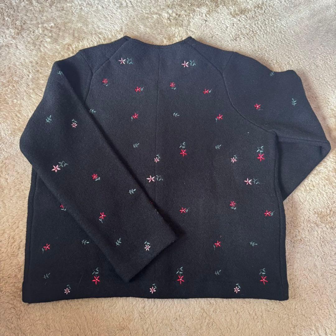 新品タグ付】MACHATT マチャット 刺繍 ウール ジャケット カーディガン