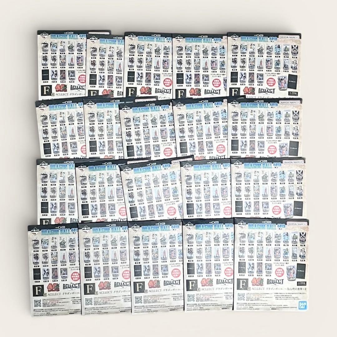 F賞20種コンプ】一番くじ ドラゴンボール 40周年 アクレクトACLLECT