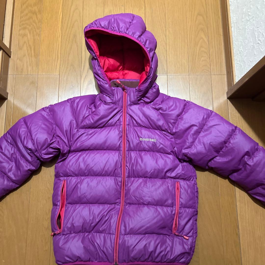 y2k 短丈 mont-bell down jacket パープル 紫 モンベル - メルカリ