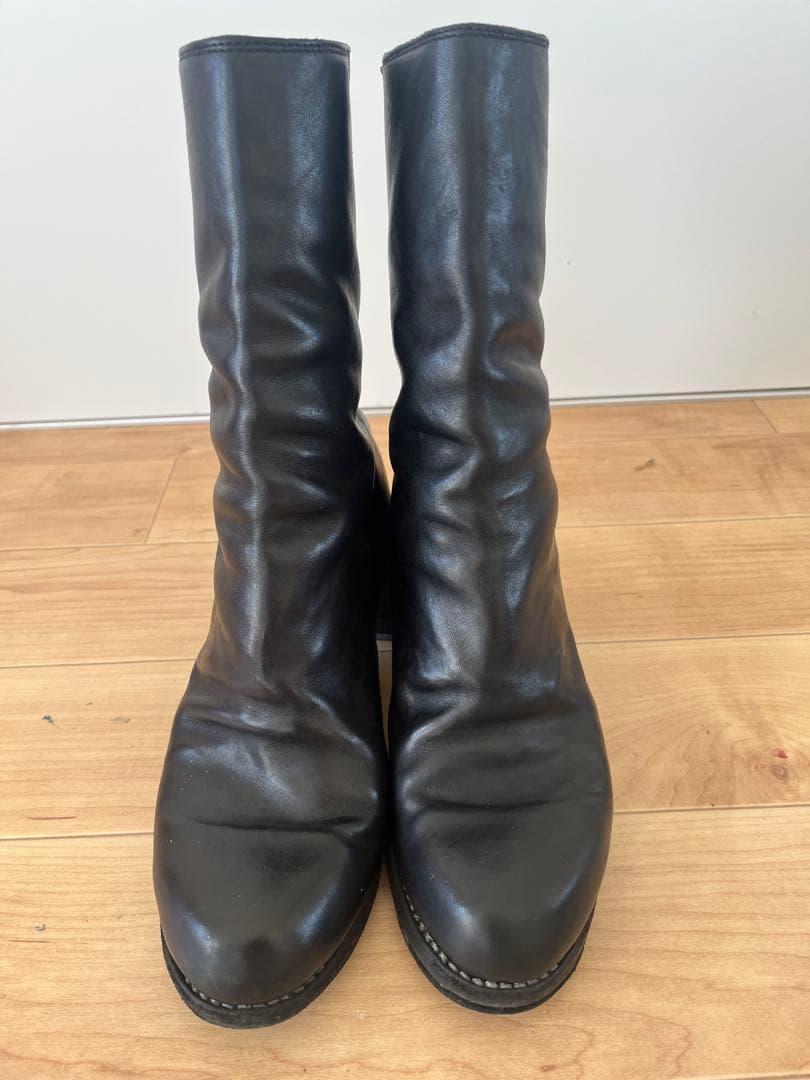 GUIDI バックジップブーツ　788 美品即納致します GUIDI（グイディ） バックジップブーツ 788Z メンズ ホースレザー フル