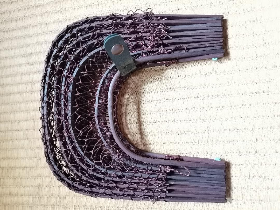 折り畳める 携帯 レトロバスケット 竹製 超美品レア かご バッグ 和風