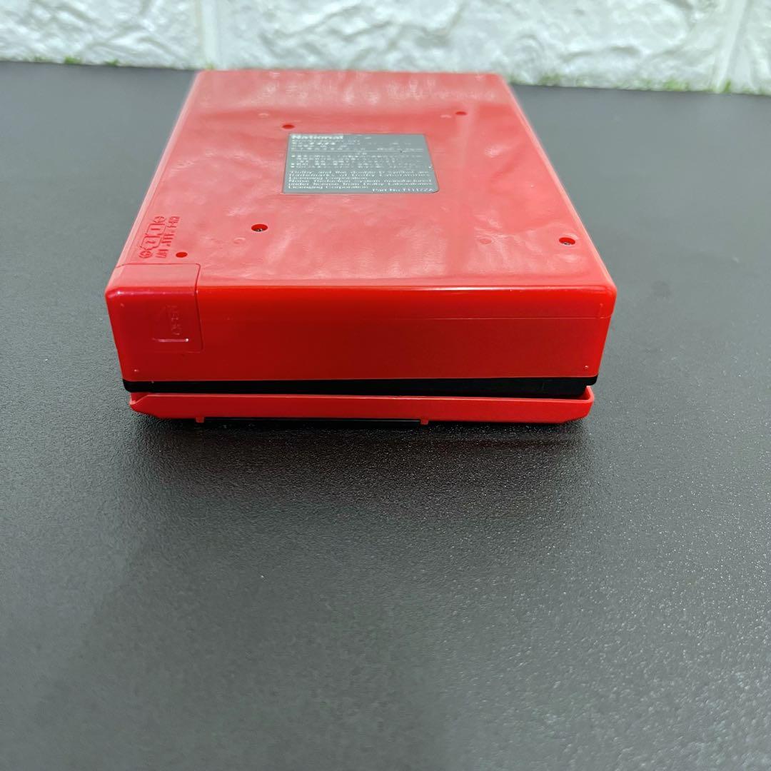 昭和レトロ 入手困難 ナショナル RX-S41 レッド カセットレコーダー