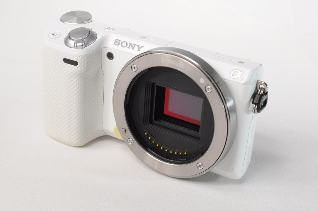 SONY NEX-5R ホワイト SELP1650 レンズキット 良品 - メルカリ SONY