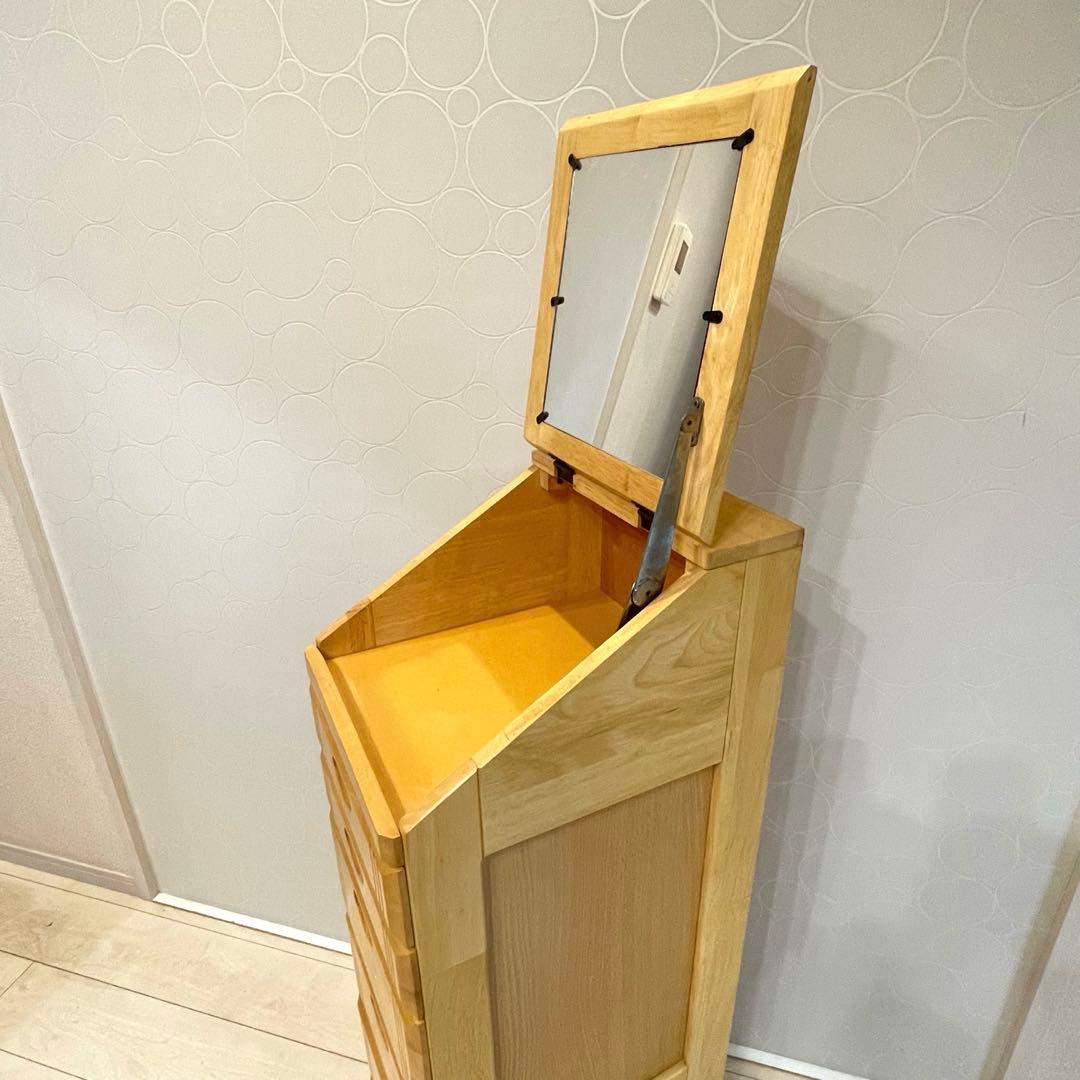 Simple Life 天然木 スリムドレッサーチェスト カントリー 収納家具の