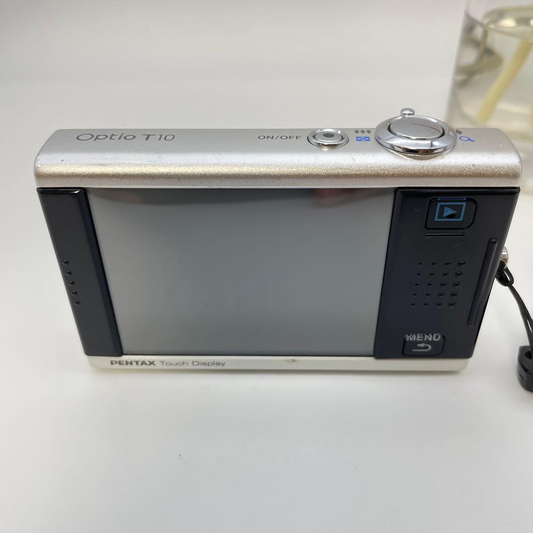 動作確認済✨PENTAX Optio T10✨スマホ転送OK ツートンカラー♪ - メルカリ