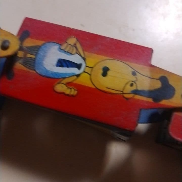 最終値引】ひょっこりひょうたん島。美品。ブリキ列車。当時物 昭和