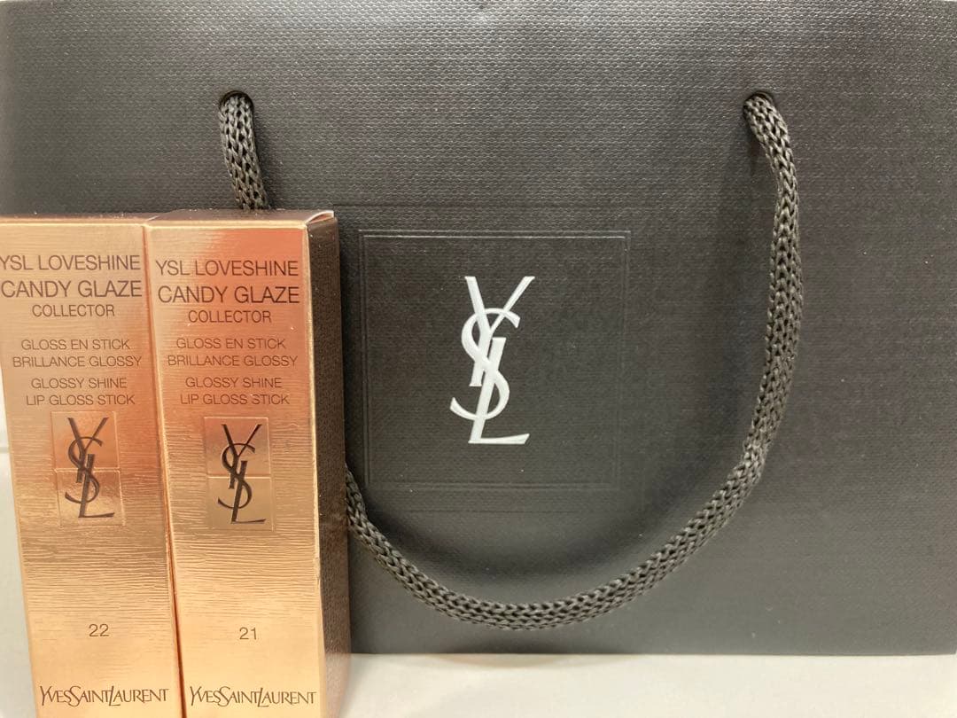 新品 ysl ラブシャイン 2色21 シマーヌード / 22 シマーローズの通販は