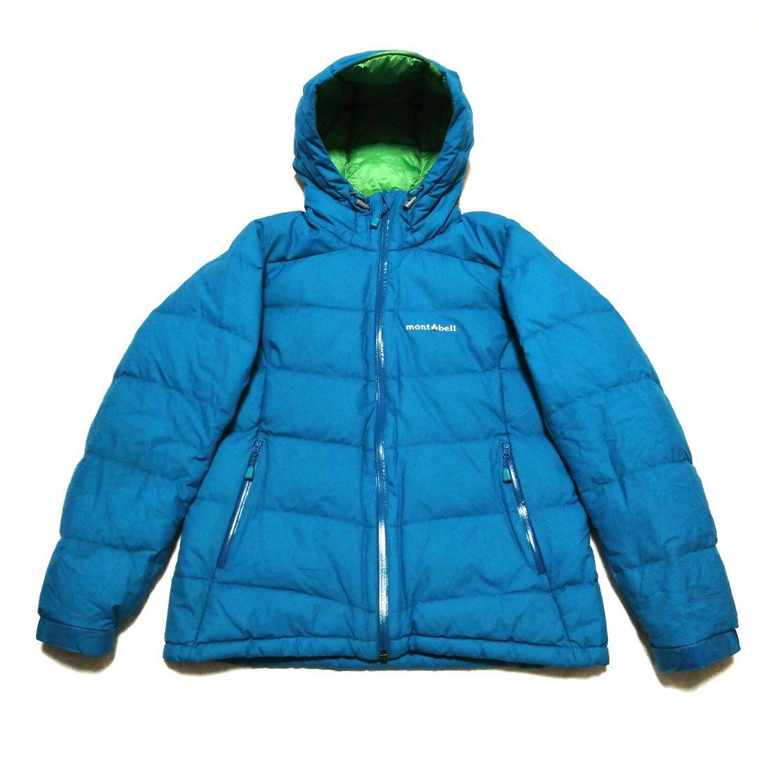 mont-bellモンベル パーマフロストライトダウンパーカ Sブルー - メルカリ