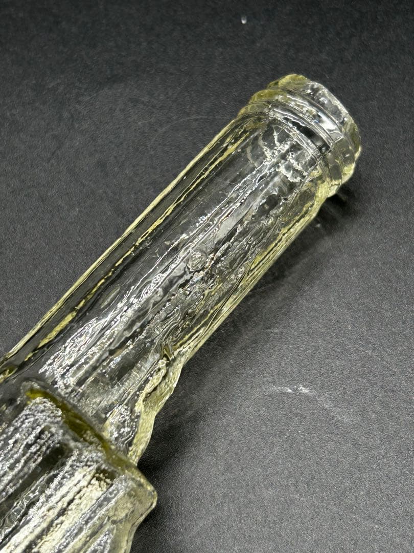 飴色 ピストル型 金平糖瓶 レトロ瓶 ガラス - メルカリ