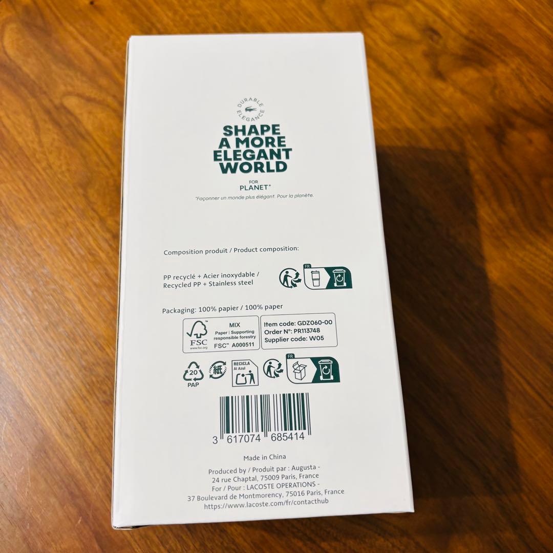 ラコステ ノベルティ非売品 リュック タンブラー 折り畳み傘