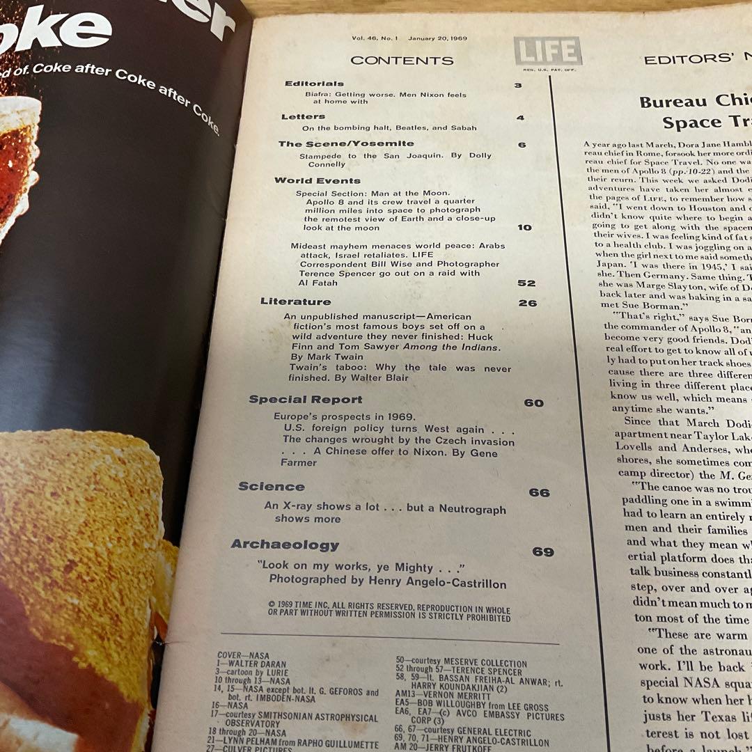 LIFE 雑誌 1969年 アポロ8号 地球の出 - メルカリ