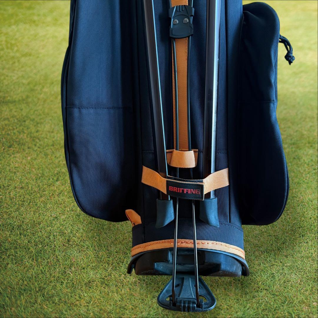 限定モデル ブリーフィング キャディバッグ 9.5型 CR-4 黒 オレンジ