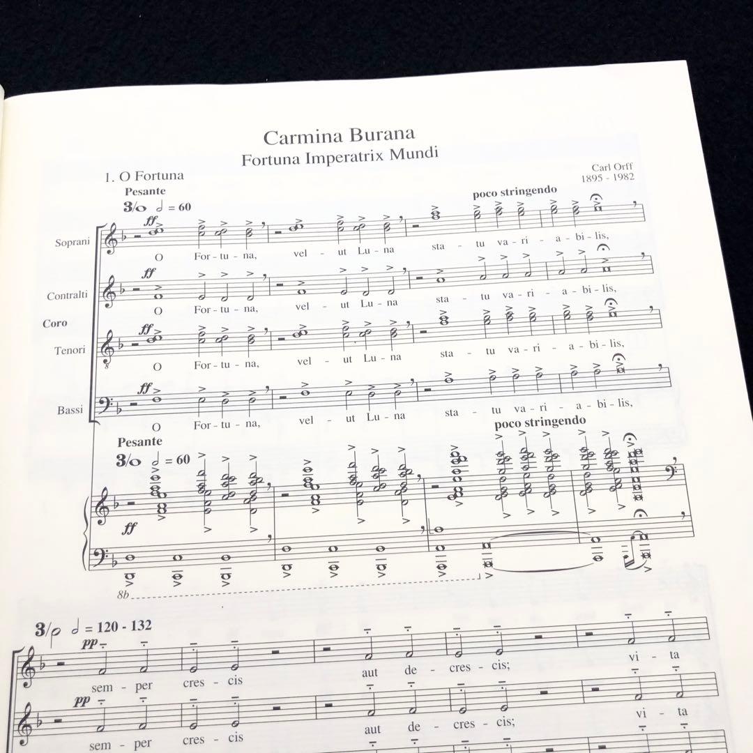 楽譜「カルミナ・ブラーナ Carmina Burana Vocal Score」 - メルカリ
