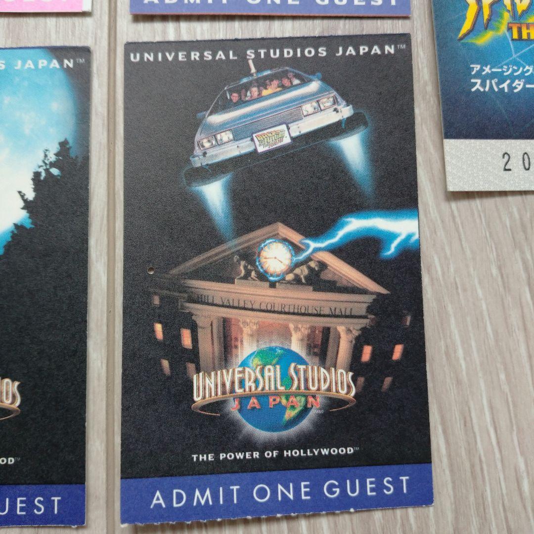 USJ ユニバーサルスタジオジャパン チケット半券 5枚 使用済み - メルカリ