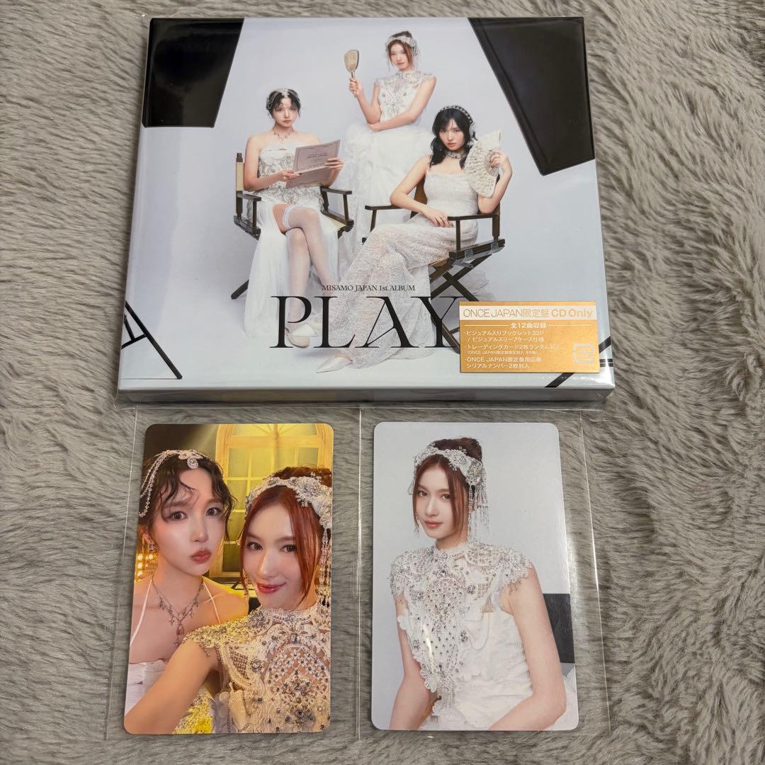 MISAMO PLAY ONCE JAPAN限定盤 サナ ミナ トレカ - メルカリ