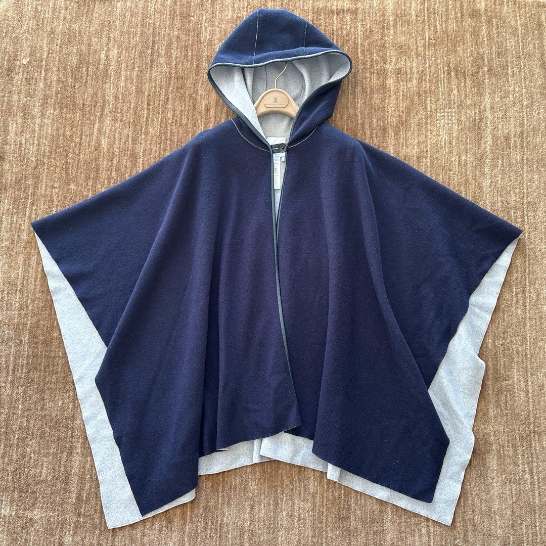 アニオナ　AGNONA カシミア　ポンチョ アニョーナ(AGNONA) カシミア100% コート - メルカリ