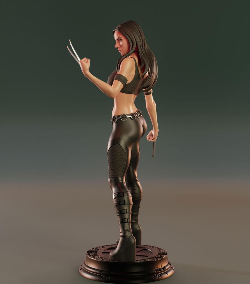 1/4　未塗装 未組立　フィギュア　ガレージキット　X23