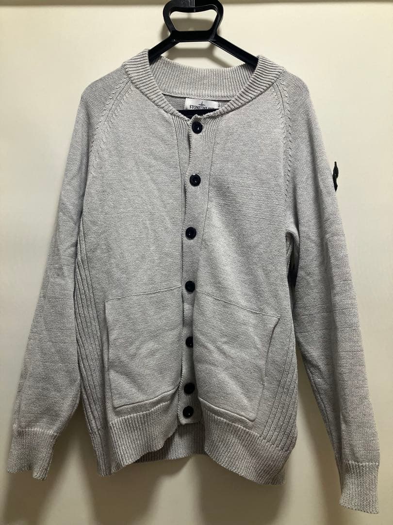 STONE ISLAND グレー カーディガン - メルカリ