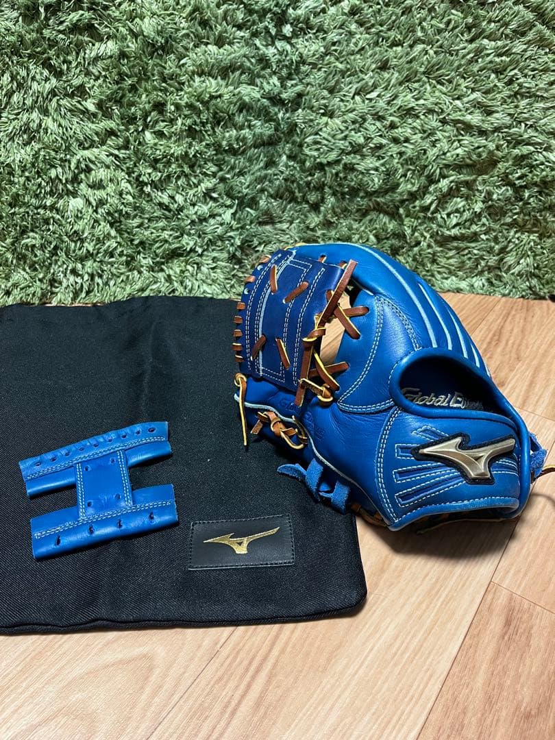 ミズノ グローバルエリート少年軟式 ブルー 左投 坂本選手モデル MIZUNO（ミズノ） 2026モデル 少年軟式 内野手用 グローブ グラブ 坂本