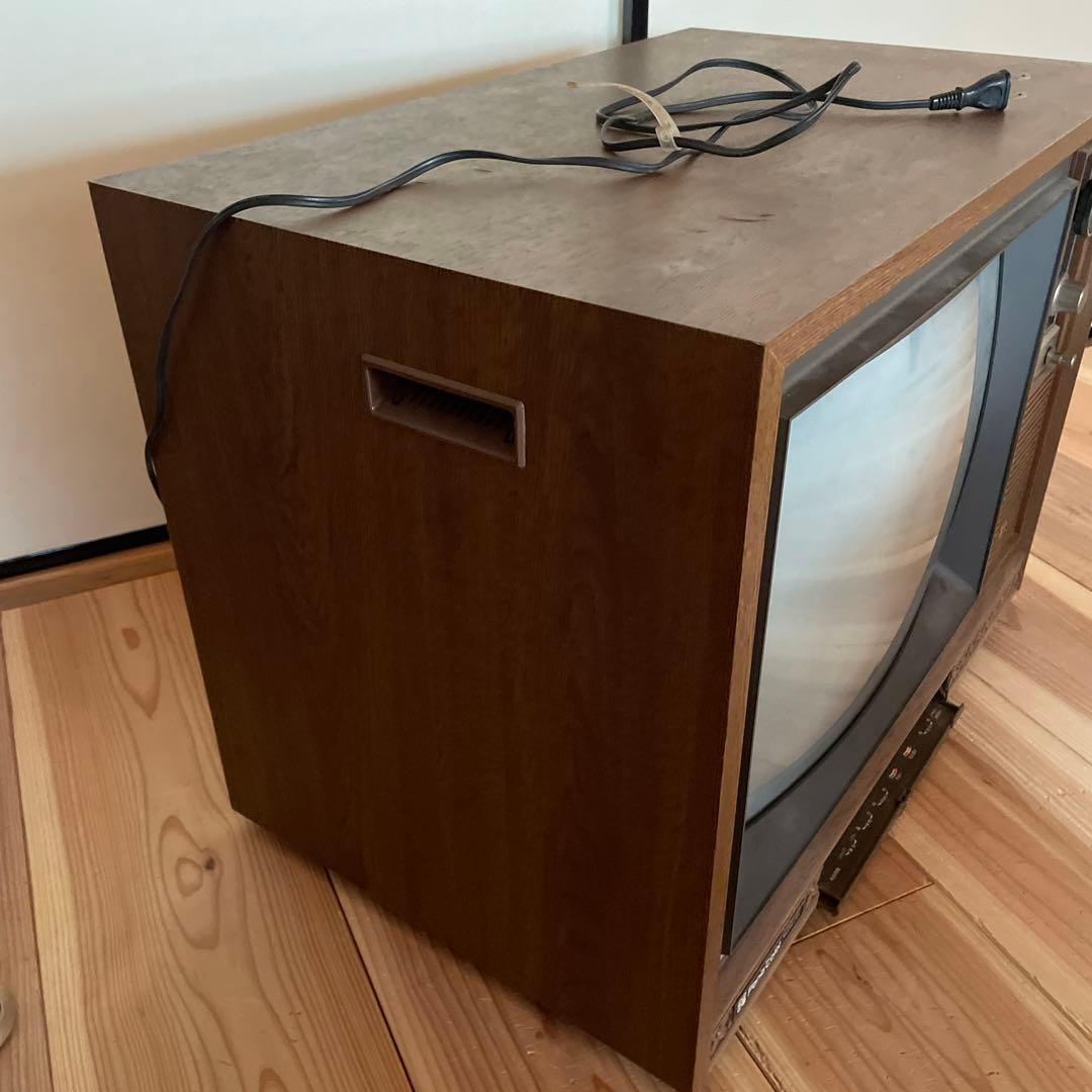 パナカラー ブラウン管テレビ 昭和レトロ ジャンク - メルカリ