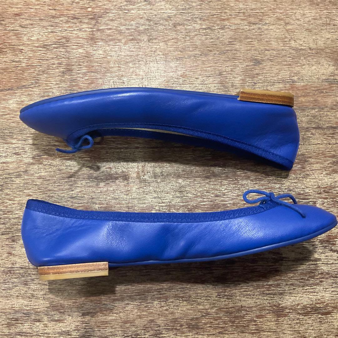 極美品！レペット バレエシューズ リボン ペタ靴 フラットシューズ 35