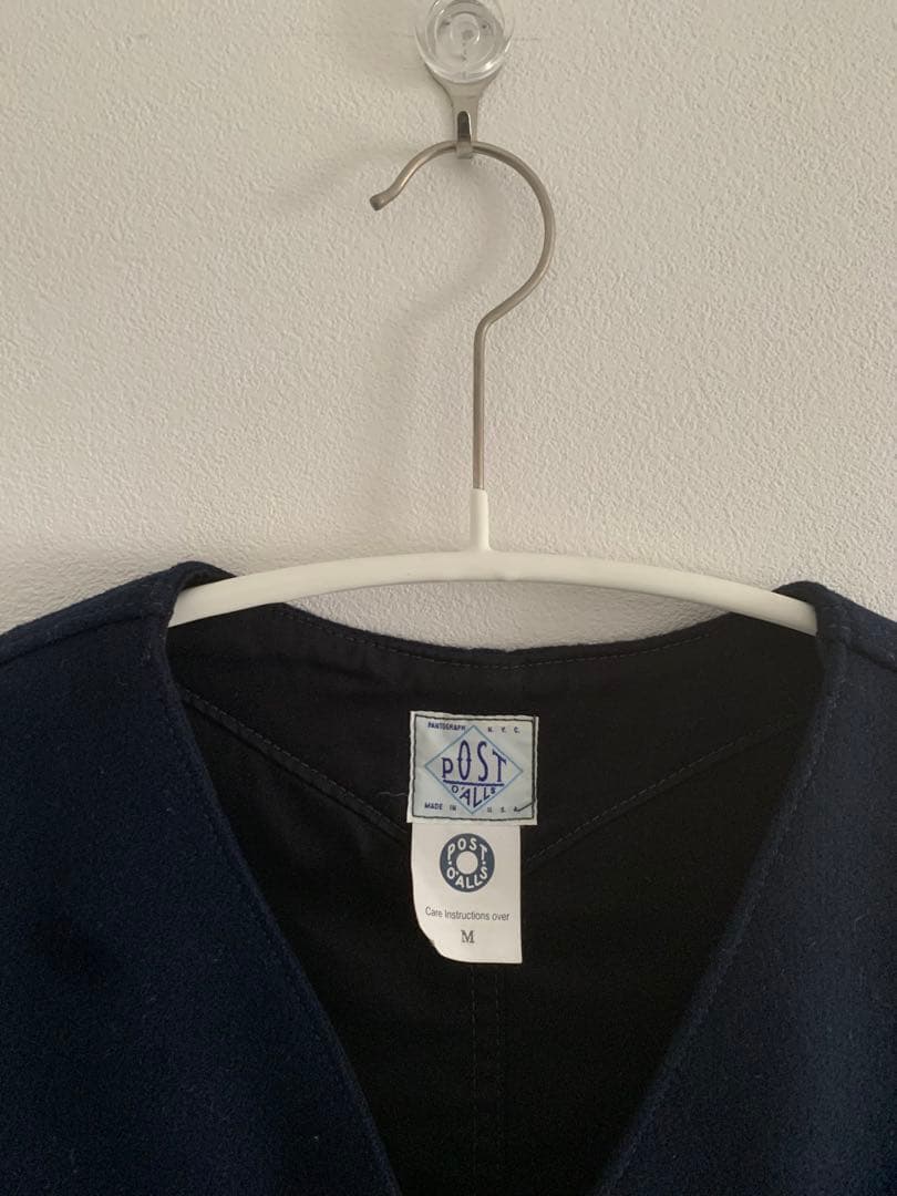 希少 名作 POST OVERALLS Royal Traveler Vest