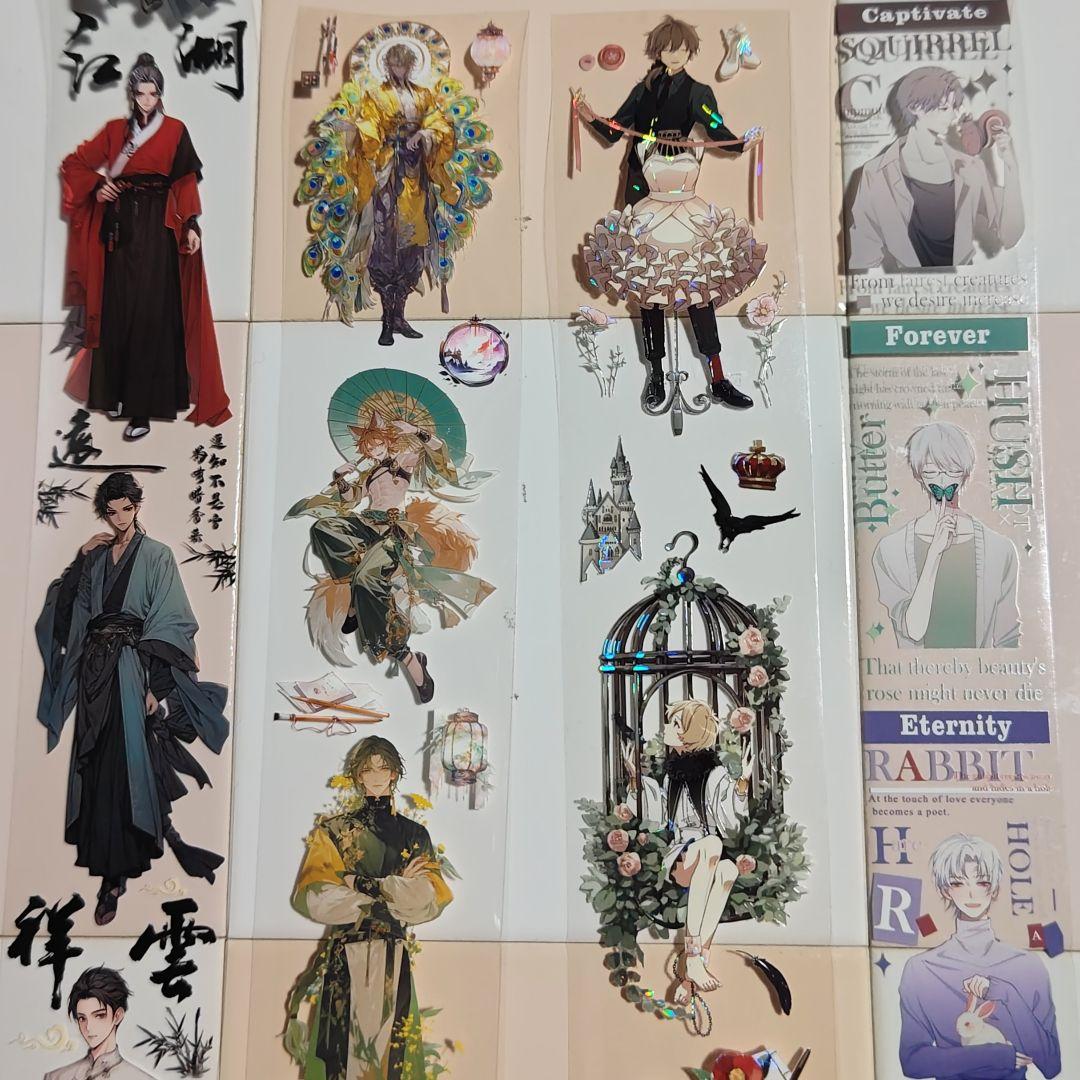 海外マスキングテープ 人物マステ 男の子 まとめ売り 新品1個 中古33個