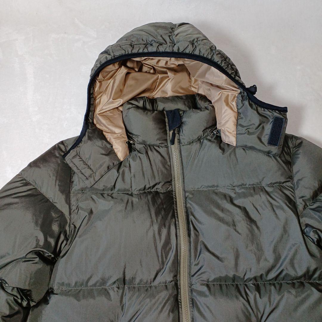 美品『Eddie Bauer』プレミアグースダウンジャケット M～L オリーブ
