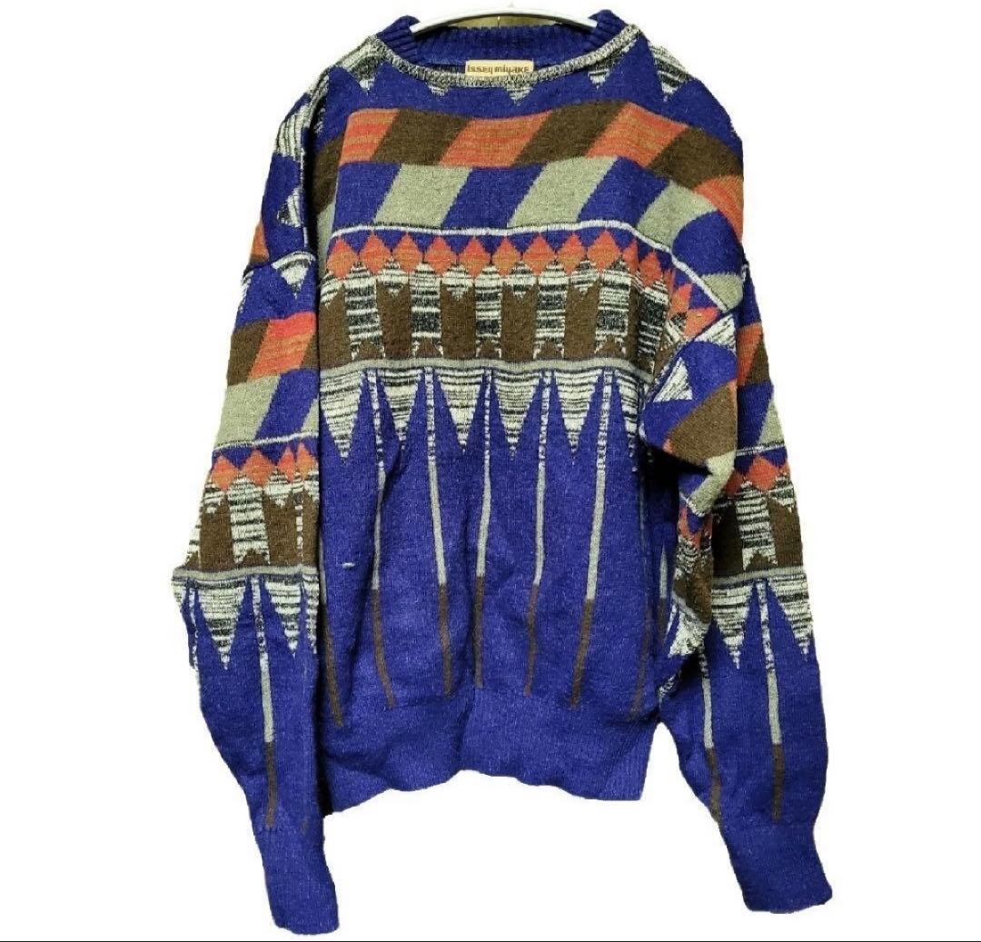 イッセイミヤケ　Issey Miyake ビンテージ　ニット ISSEY MIYAKE(イッセイミヤケ) / Archive/70s～80s/ALL STYLE/Vネック