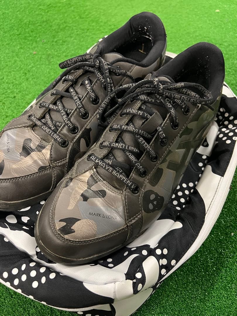 [希少] 27.5cm MARK & LONA×アシックスコラボ ゴルフシューズ