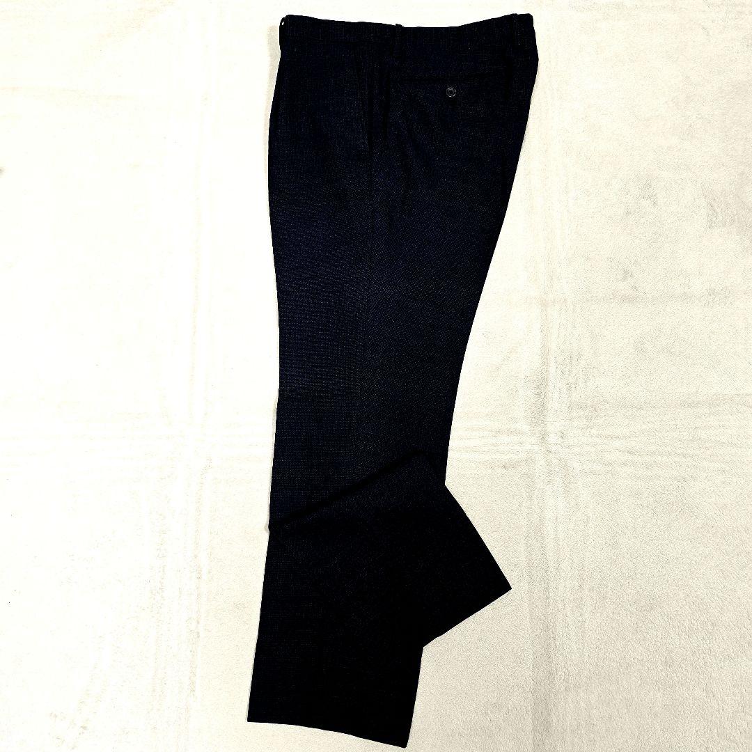 極美品 スーツセレクト セットアップ ビジネス SUPER110s ネイビー L