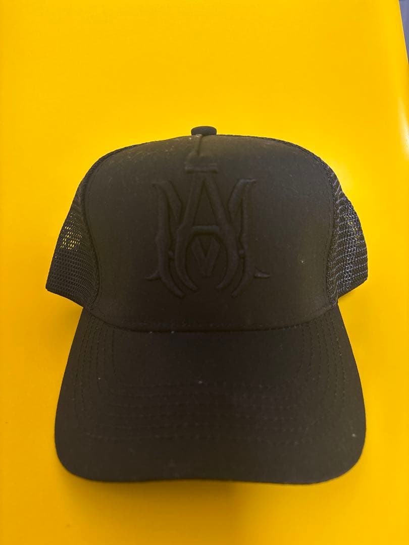 AMIRI ブラック トラッカーキャップ - メルカリ