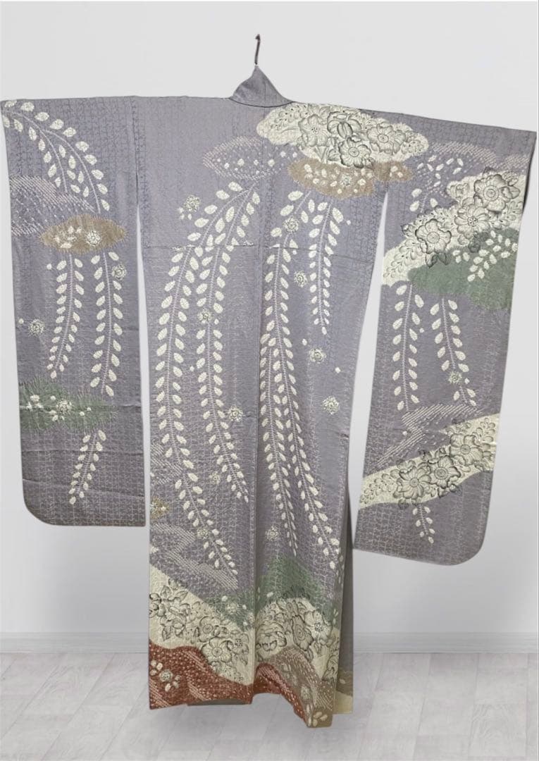 辻ヶ花 作家物 落款入り グレー 振袖 フルセット - メルカリ