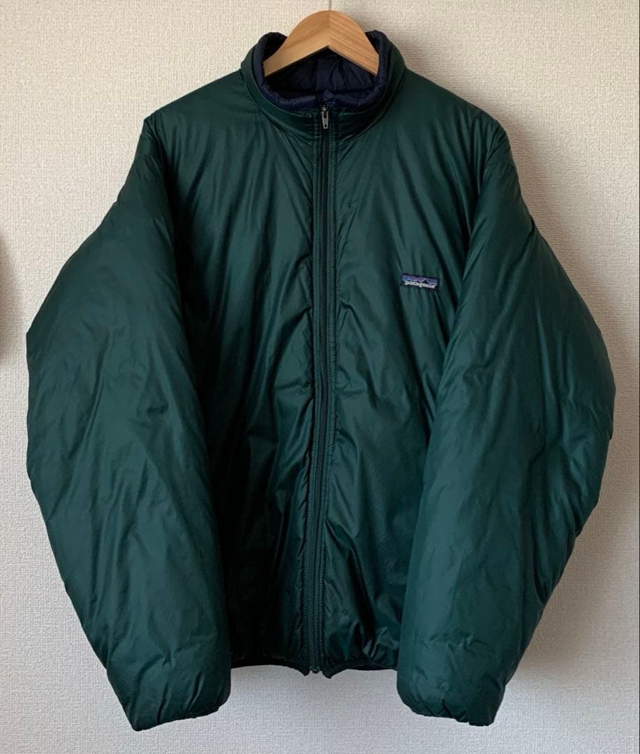 patagonia パフボール フルジップ ハンターグリーン 97年usa製 L