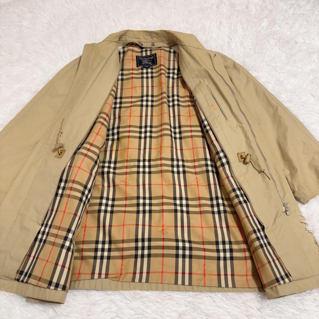 Burberrys ヴィンテージ ステンカラーコート ノバチェック 裏地 L