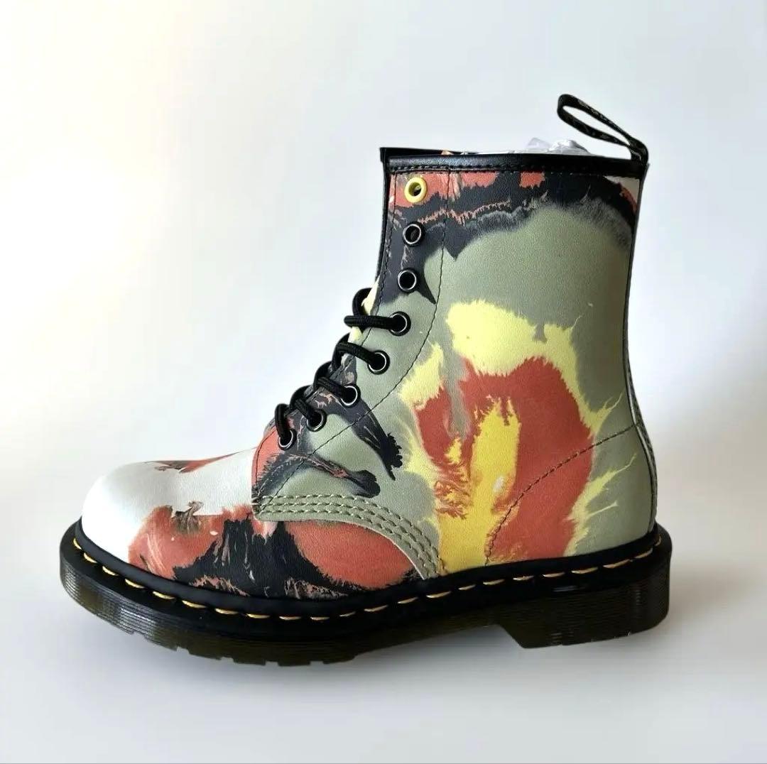 新品未使用【ドクターマーチン】 8ホールレースアップブーツ コラボ 23.5cm