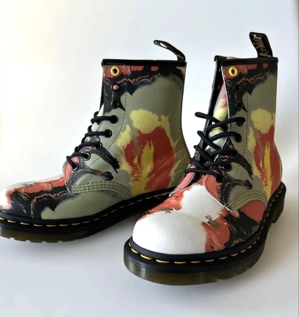 新品未使用【ドクターマーチン】 8ホールレースアップブーツ コラボ 23.5cm