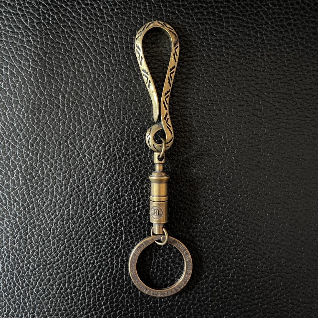 送料無料】【匿名配送】RRL キーフック キーホルダー ブラス 真鍮