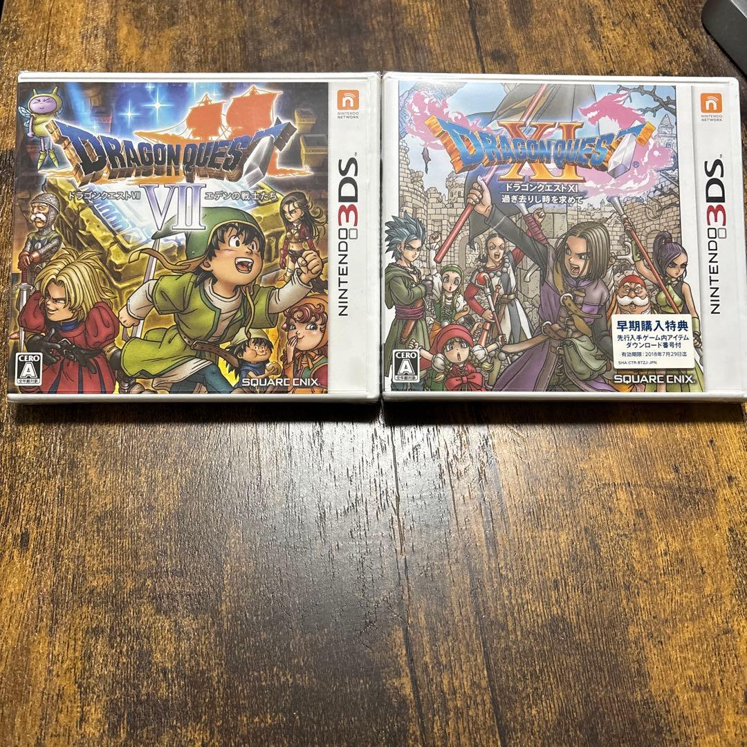 3DSドラゴンクエスト7,11 未開封 Dragon Quest VII: Eden no Senshitachi - Nintendo 3DS [Pre-Owned