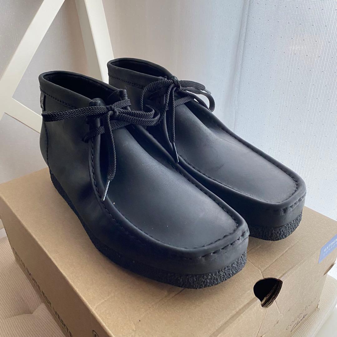 Clarks】クラークス シェイカーブーツ ワラビーブーツ ブラックレザー