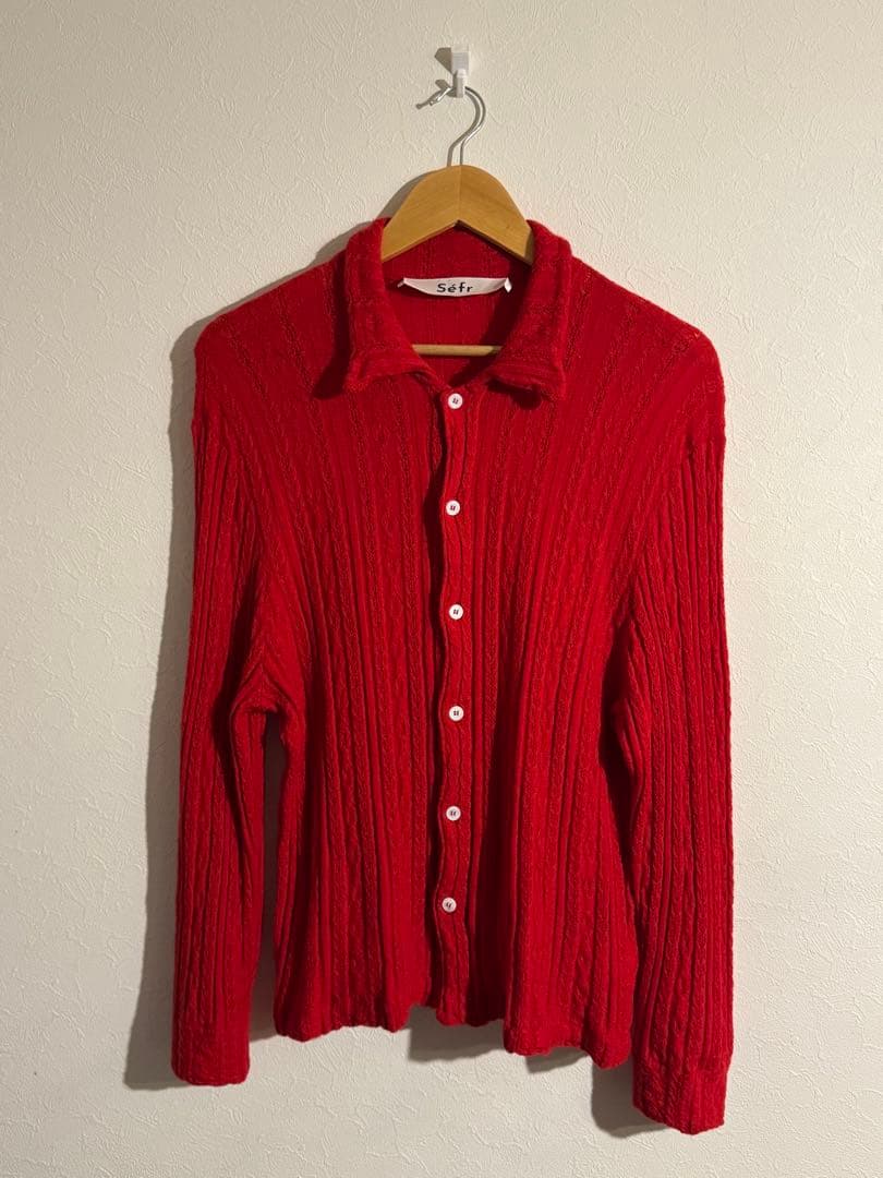 M*y様 Sefr (セファ) Riku Shirt Ruby Merino - メルカリ