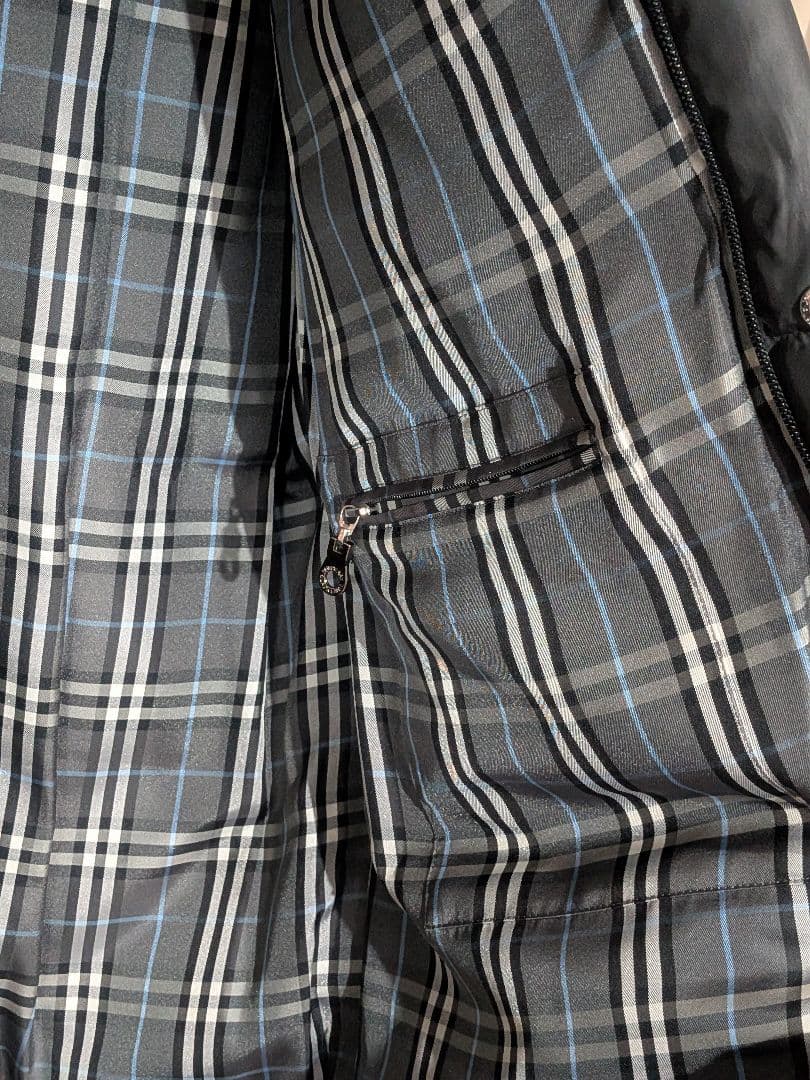 バーバリーブラックレーベル ホワイトグースダウンジャケット M 三陽