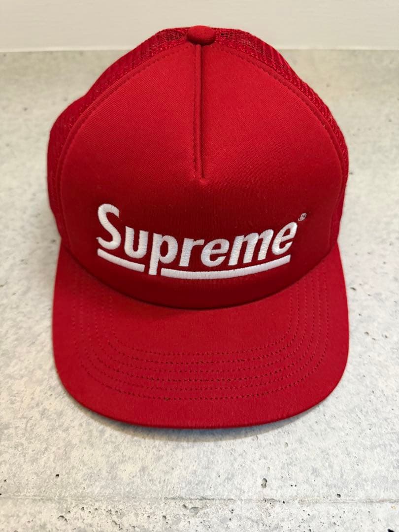 帽子 Supreme 24AW Underline Mesh Back 5-Panel Supreme Underline Mesh Back 5-Panel (FW24) - $48
