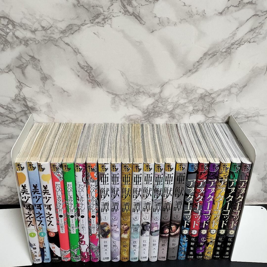 江野スミ 江野朱美 漫画セット アフターゴッド 亜獣譚 たびしカワラん