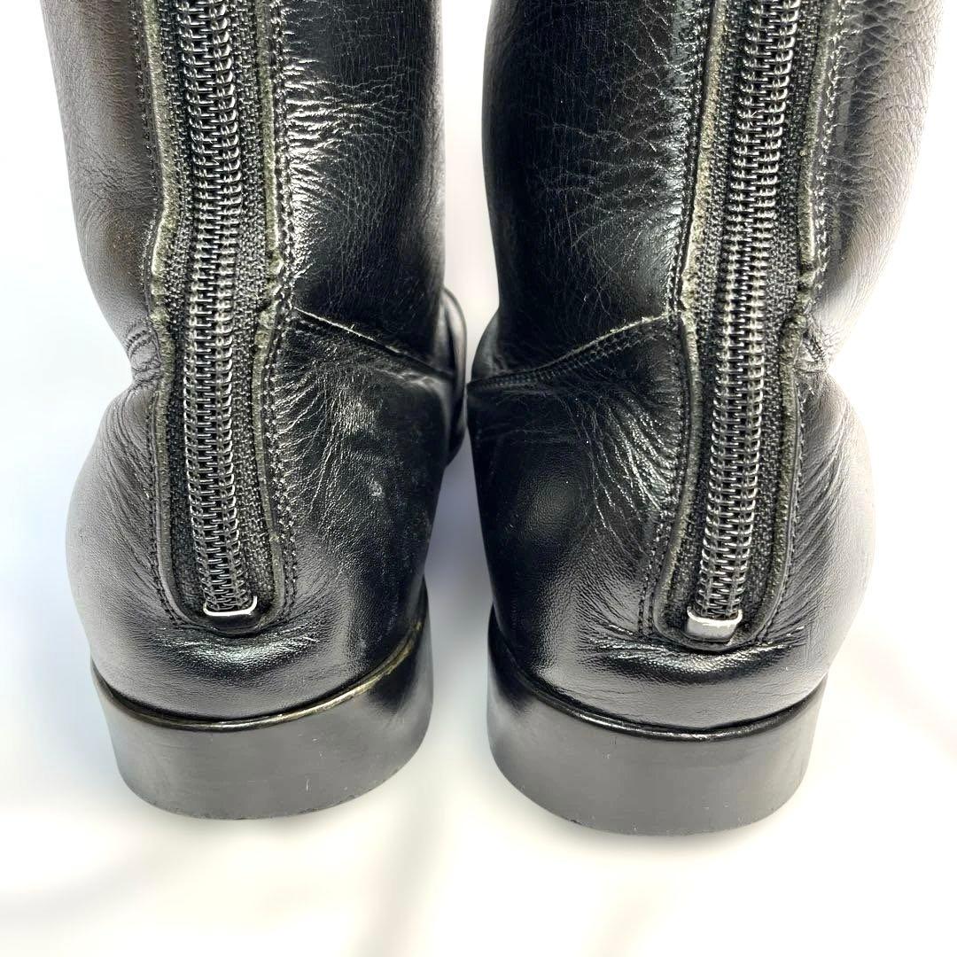 KADOYA カドヤ　ライダースレザーブーツ　ブラック　25.5cm