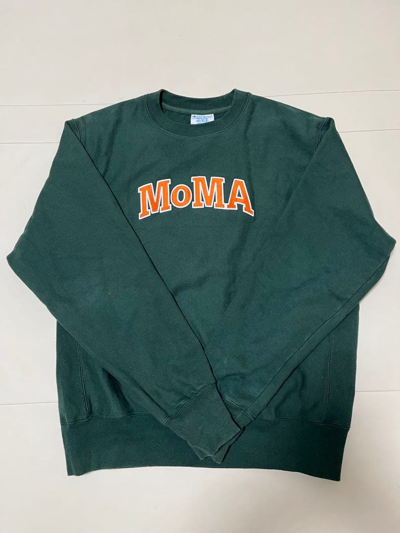 チャンピオン　champion リバースウィーブ　MOMA Champion フーディー MoMA Edition グレー S(S グレー)：ファッション