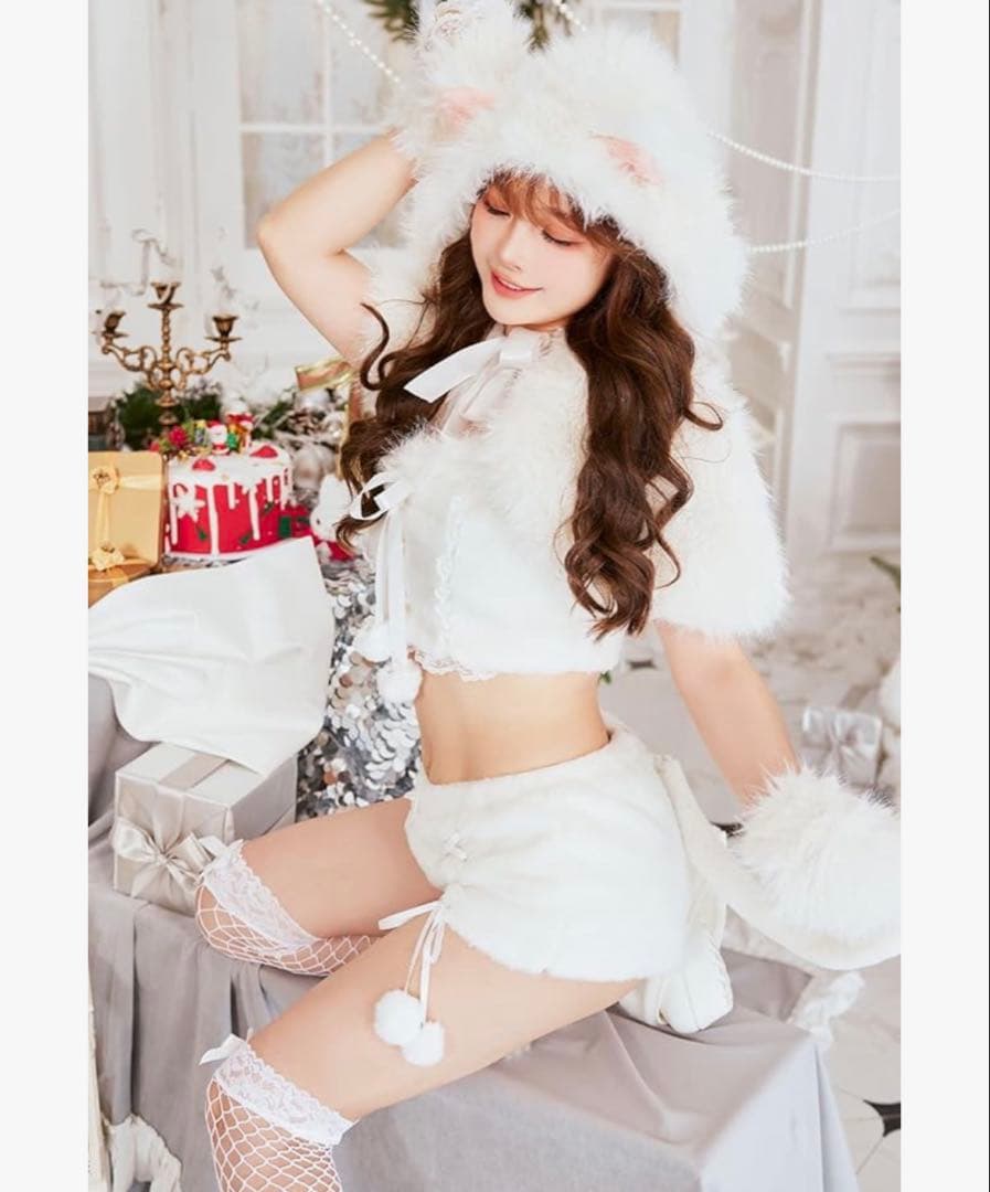 マリームーン 白猫 コスプレ マリームーンのクリスマスランウェイ白猫ちゃんで歩かせてもらいました