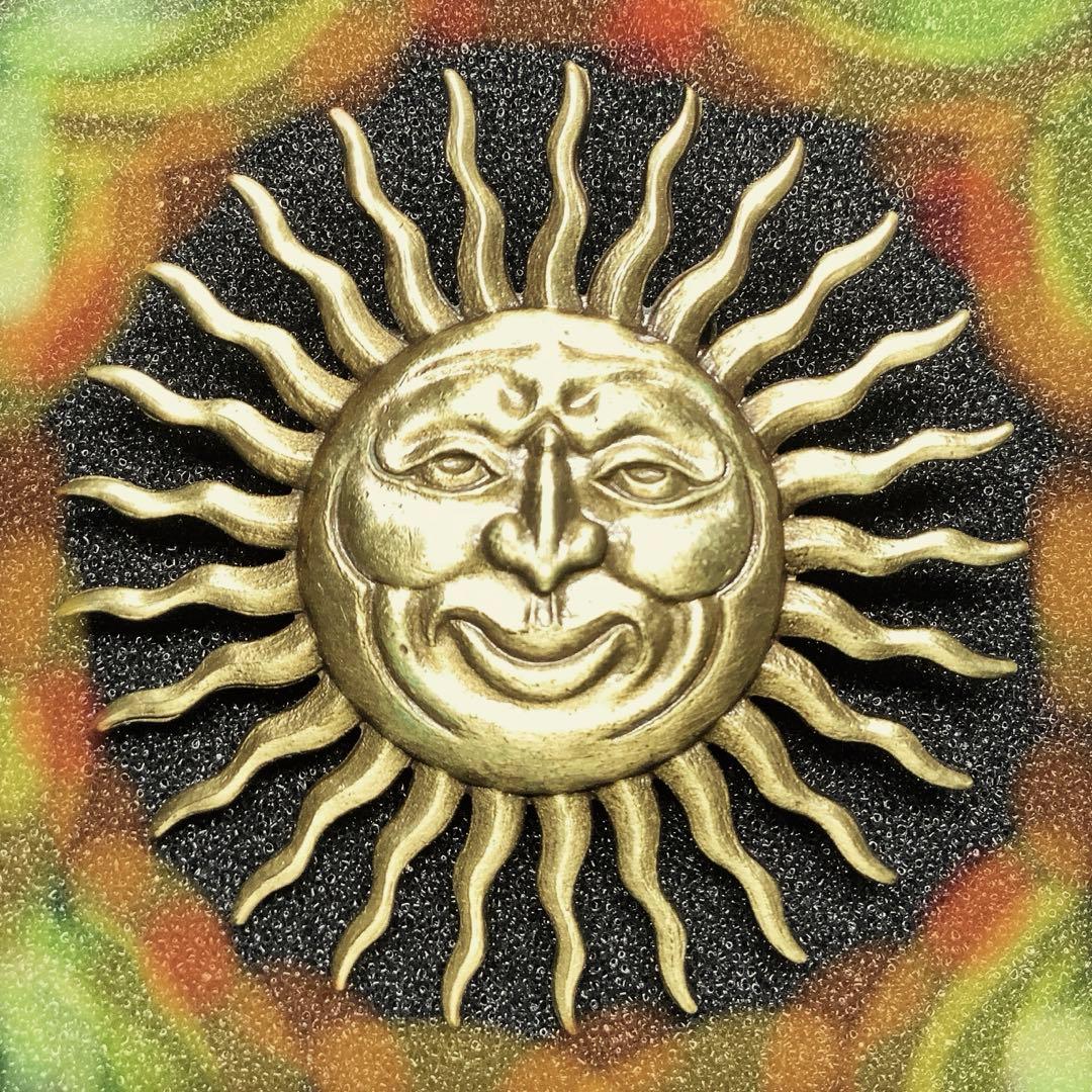 匿名配送】聖飢魔II BIG TIME CHANGES太陽のブローチ超希少品-美品 XXL